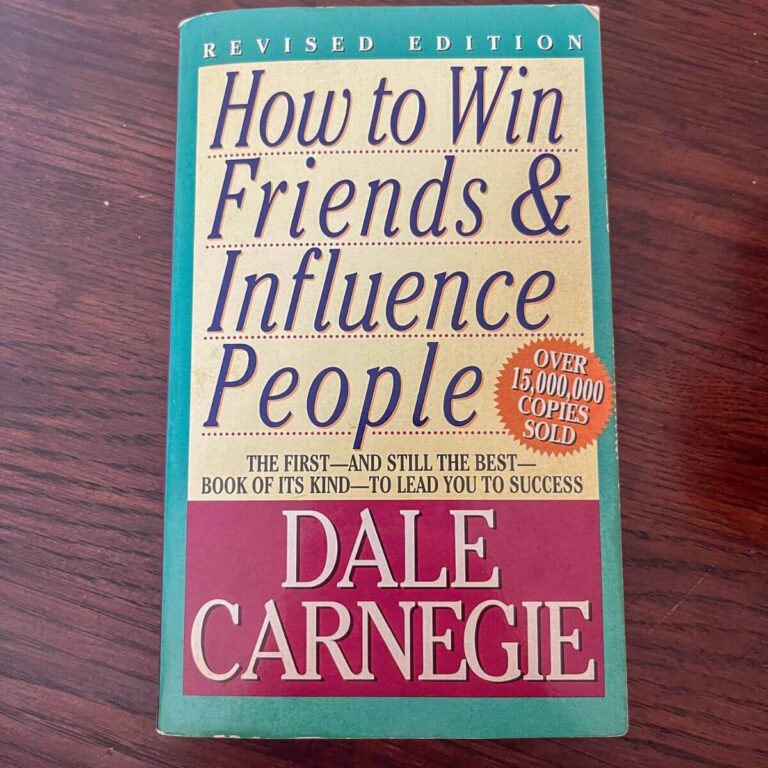 book how to win friends and influence people