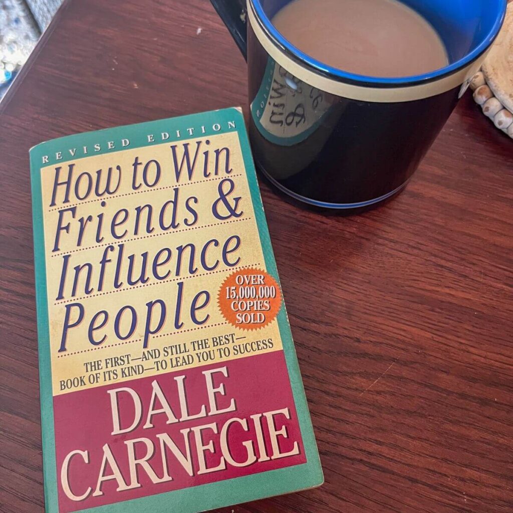 book with coffee