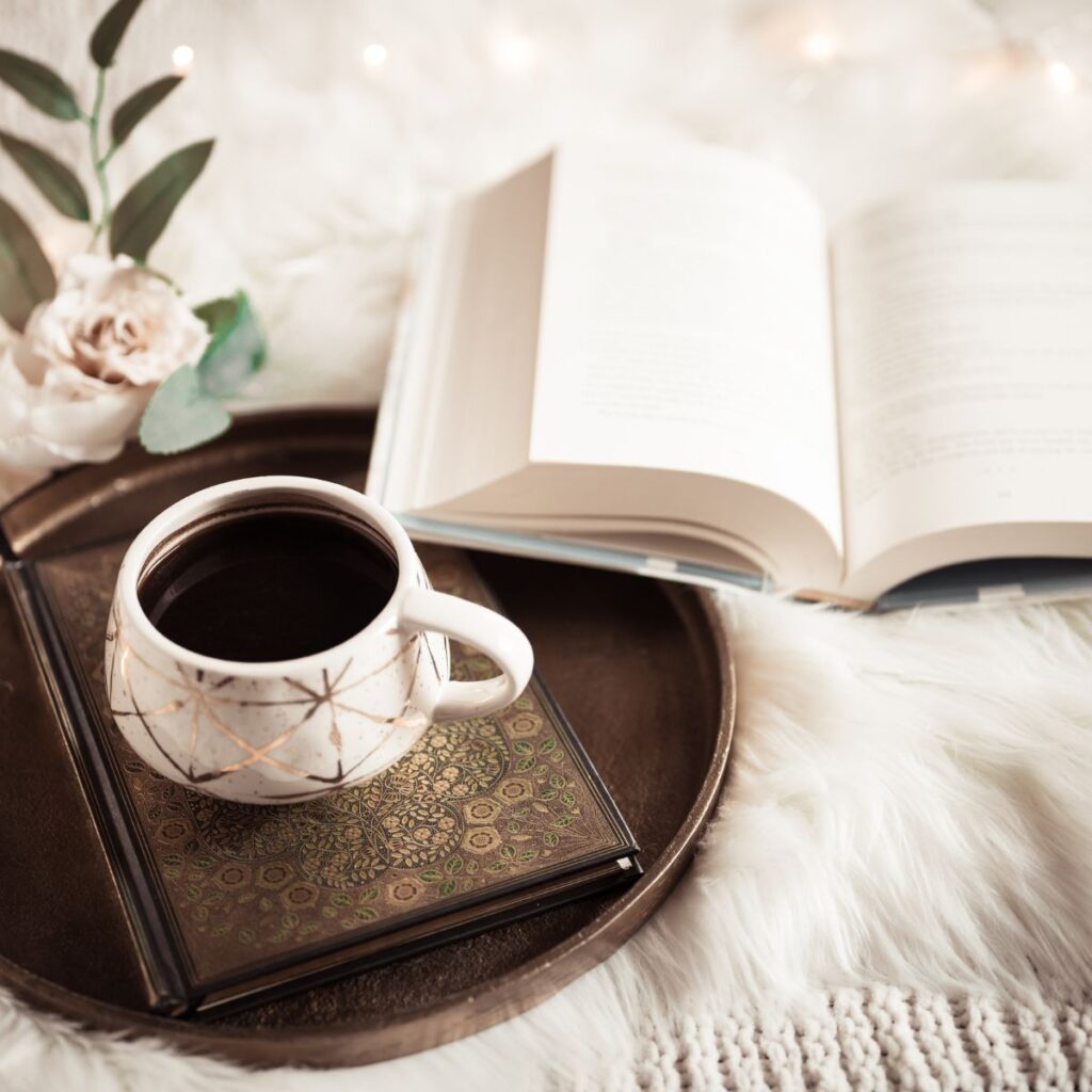 coffee with a book