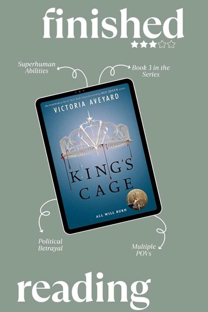 book review graphic of kings cage