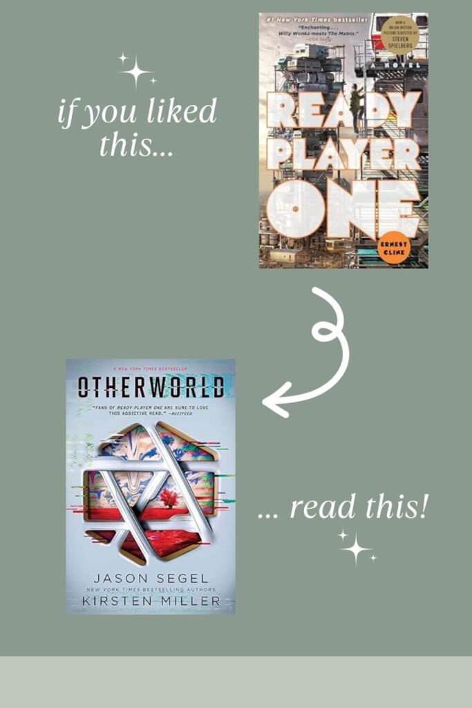 book recommendation graphic for ready player one