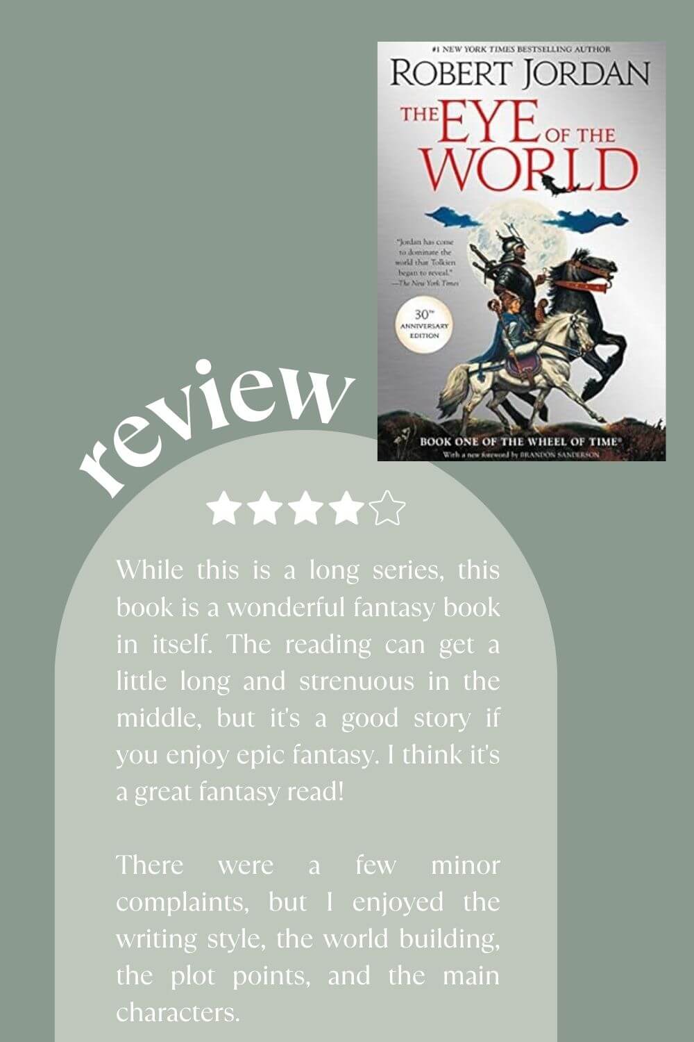 Book Review of Wheel of Time Eye of the World