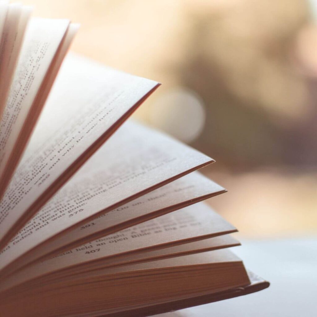 book pages