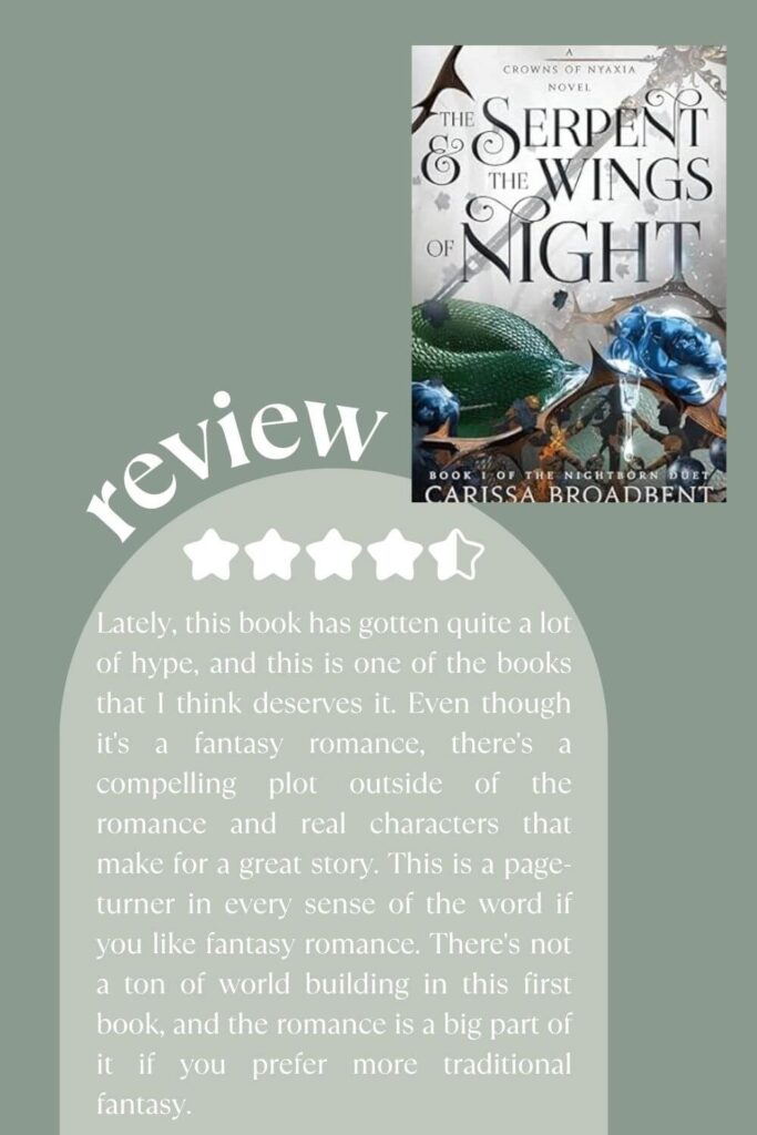 book review of the serpent and the wings of night