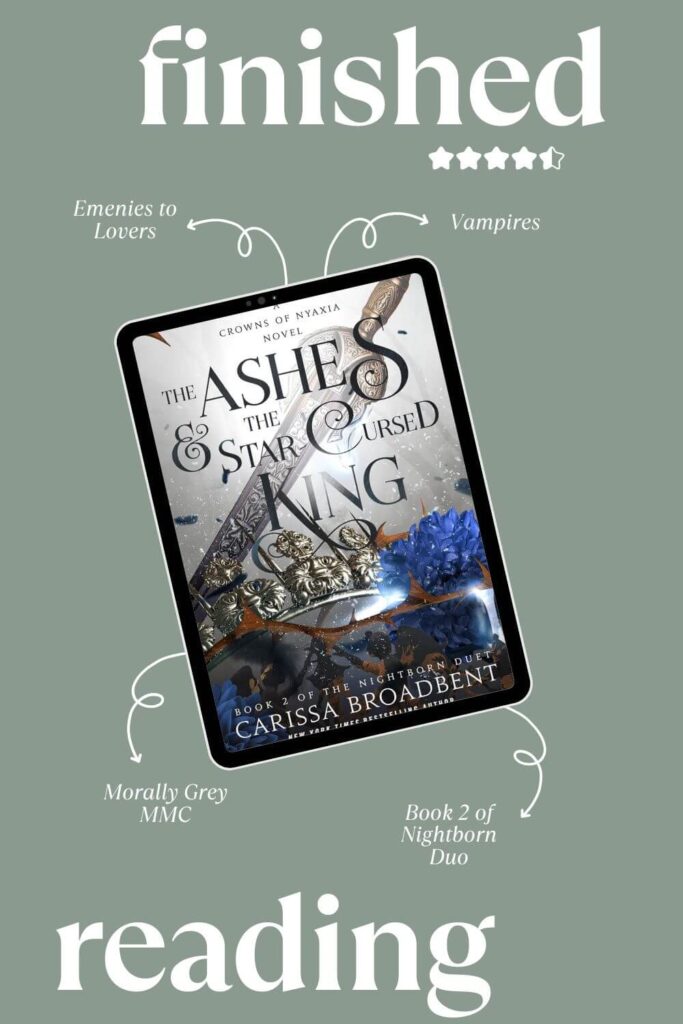 the ashes and the star cursed king book review graphic