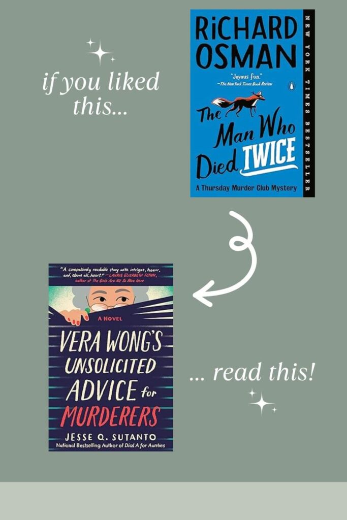 the man who died twice book recommendations